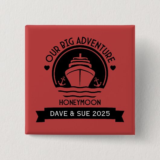 Honeymoon Cruise Button (Vorderseite)