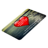 Honeymoon Cruise Cabin Door Marker Herz Ozean Magnet (Linke Seite)