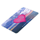 Honeymoon Cruise Heart Stateroom Dooom Sunset Magnet (Linke Seite)