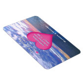 Honeymoon Cruise Heart Stateroom Dooom Sunset Magnet (Rechte Seite)