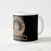 Honeymoon Cruise Jumbo-Tasse (Vorderseite Rechts)