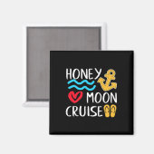 Honeymoon Cruise Ship Couples Great Gift Bride &am Magnet (Vorderseite/Rückseite)