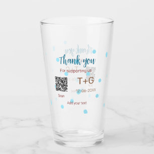 Honeymoon Fund Add Q R Codelame Name Hochzeit Glas