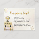 Honeymoon Fund Begleitkarte<br><div class="desc">Die Flitterwochen-Fondskarte bietet einen Aquarellstapel von Koffern und Globus. Eine geschmackvolle Art,  um das Geschenk von Bargeld,  um die Flitterwochen zu finanzieren. Dieses Design koordiniert unsere Reise von Miss zu Frau Braudal Dusche Einladung.</div>