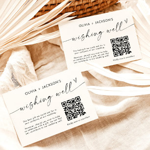 Honeymoon Fund Card   QR Code Cash App Fund Dankeskarte