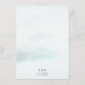 Honeymoon Fund Dusty Blue Begleitkarte (Rückseite)