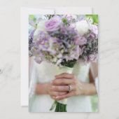 Honeymoon Fund mit 2 QR Code und Foto Einladung (Rückseite)