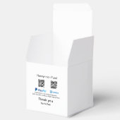 Honeymoon Fund PayPal Venmo QR Code Vielen Dank Geschenkschachtel (Geöffnet)