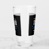 Honeymoon Fund PayPal Venmo QR Code Vielen Dank Glas (Links)