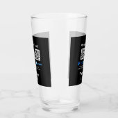 Honeymoon Fund PayPal Venmo QR Code Vielen Dank Glas (Rechts)