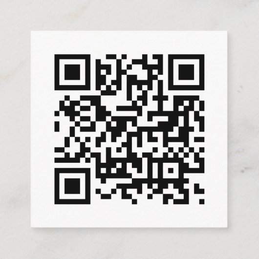 Honeymoon Fund QR Code Digitales Geschenk Hochzeit Begleitkarte (Rückseite)