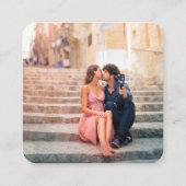 Honeymoon Fund | QR Code Foto Wedding Registry Begleitkarte (Rückseite)