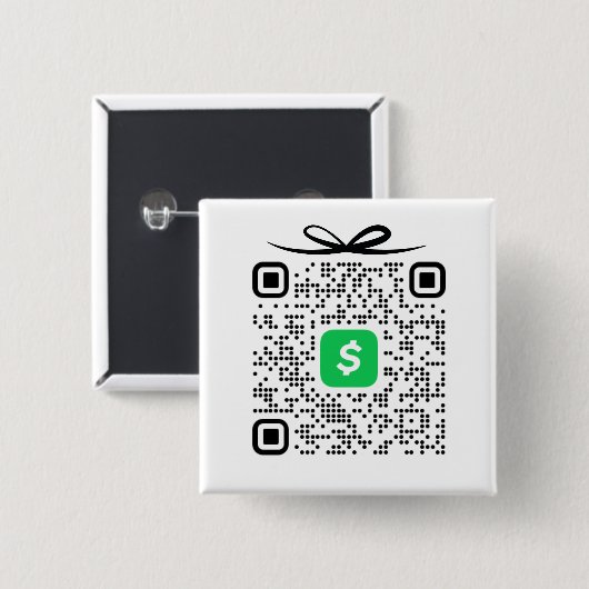 Honeymoon Fund QR Code mit Geschenkboxen Button (Vorne & Hinten)