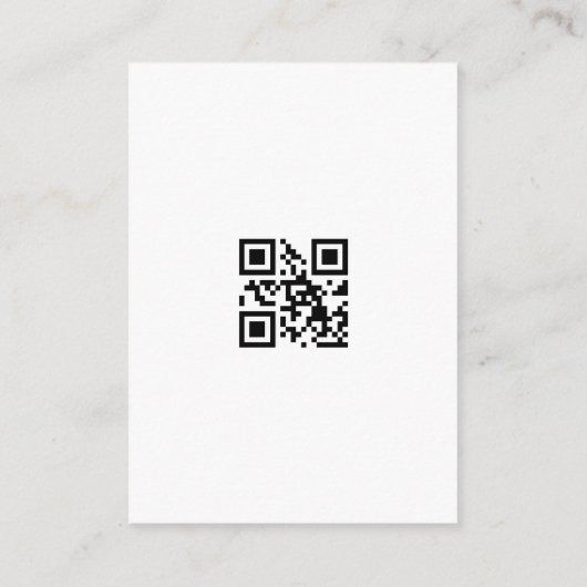 Honeymoon Fund Qr Code Reisefonds Anforderung Begleitkarte (Rückseite)