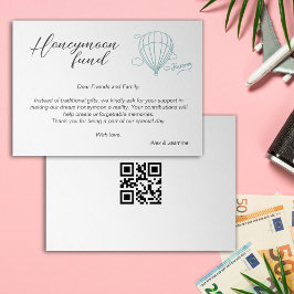 Honeymoon Fund Qr Code Reisefonds Anforderung Gesc Einladung