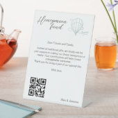 Honeymoon Fund Qr Code Reisefonds Anforderung Gesc Sockelschild (In Situ)