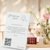 Honeymoon Fund Qr Code Reisefonds Anforderung Gesc Sockelschild