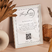 Honeymoon Fund Qr Code Reisefonds Anforderung Poster