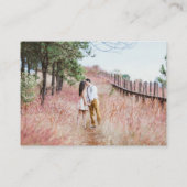 Honeymoon Fund Qr Karte mit Foto (Rückseite)