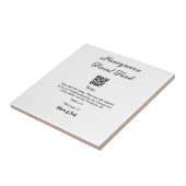 Honeymoon fund scan QR codeadd name  Fliese (Seite)