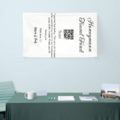 Honeymoon Fund Scan QR Codeadname Banner (Messeveranstaltung)