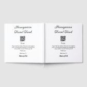 Honeymoon Fund Scan QR Codeadname Gästebuch (Voll)