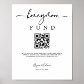 Honeymoon Fund Sign Cash Spende Poster B613 (Vorne)