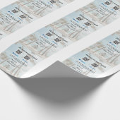 Honeymoon fund venomo paypal donation Q R couple Geschenkpapier (Ecke)