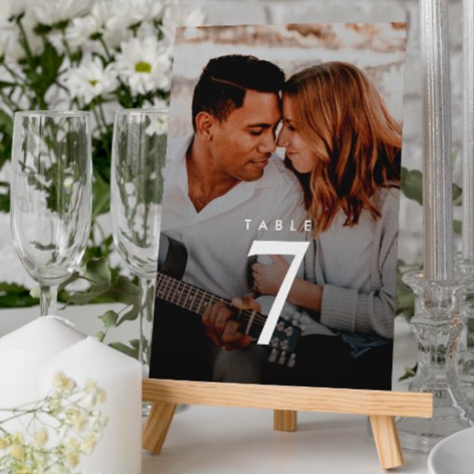 Honeymoon Fund Wedding Tischnummer QR Code Modern