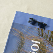 Honeymoon Getaway Palm Trees Beach Handtuch (Beispiel)