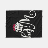 Honeymoon Gothic Bride Goth Wedding Goth Ehefrau H Fleecedecke (Vorderseite (Horizontal))