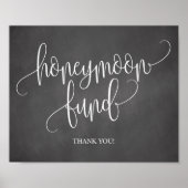 Honeymoon-Hochzeitsfonds Poster (Vorne)