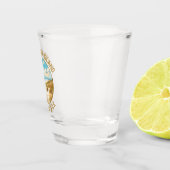 Honeymoon Island Staat Park Retro Not leidend Schnapsglas (Rechts)