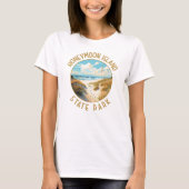 Honeymoon Island Staat Park Retro Not leidend T-Shirt (Vorderseite)