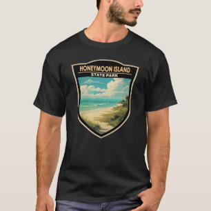 Honeymoon Island State Park Florida Reise Vintage T-Shirt