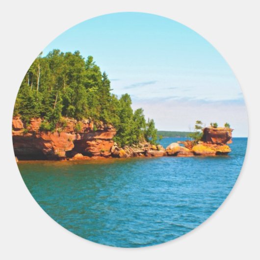 Honeymoon Rock Runder Aufkleber (Vorderseite)