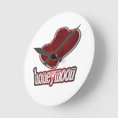 Honeymoon Runde Wanduhr (Winkel)