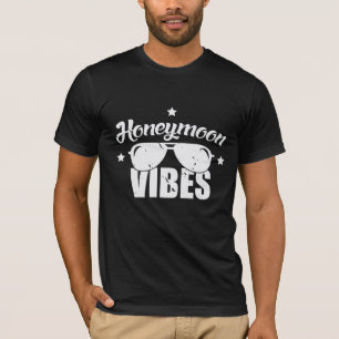 Honeymoon Vibes Verheiratet Couple Holiday Sonnenb T-Shirt