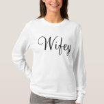 Honeymoon Wifey T-Shirt<br><div class="desc">Perfektes Hochzeitsgeschenk für die Flitterwochen Ihrer Lieben!</div>