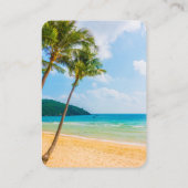 Honeymoon Wish / Fund Card w QR Code einfügen Begleitkarte (Rückseite)