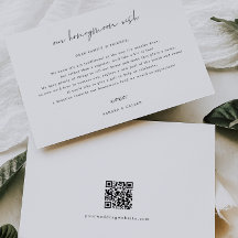 Honeymoon Wish Wedding Geschenkkarte