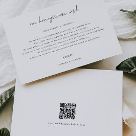 Honeymoon Wish Wedding Geschenkkarte Save The Date