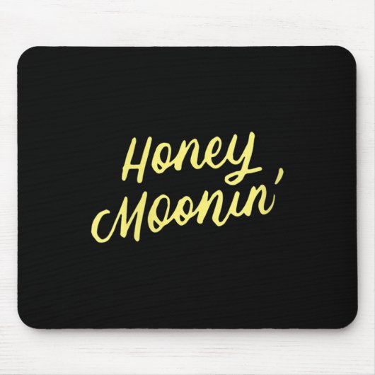 Honeymoonin Bride Groom Honeymoon Vacation Mousepad (Vorne)