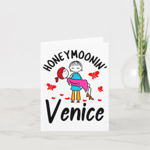 Honeymoonin Shirt Honeymoon Paare Brautpaare Ve Karte
