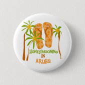 Honeymooning in Aruba Button (Vorderseite)