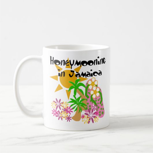 Honeymooning in Jamaika Kaffeetasse (Links)