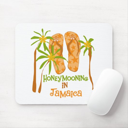 Honeymooning in Jamaika Mousepad (Mit Mouse)
