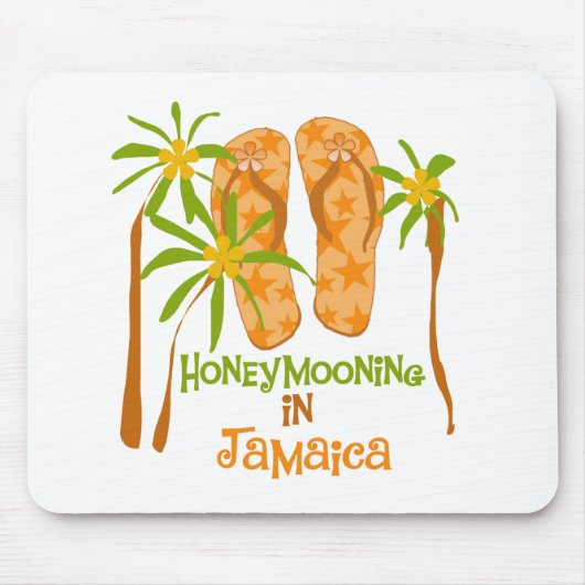 Honeymooning in Jamaika Mousepad (Vorne)