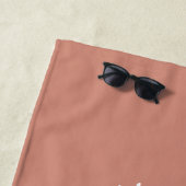 Honeymooning Palme-Hochzeitsgeschenk Strandtuch (Beispiel)