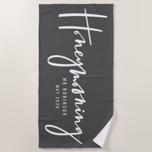 Honeymooning Strandtuch (Vorderseite)